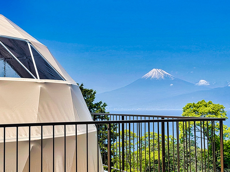 ドームテントサイト(ダブルベッド 2台タイプ)