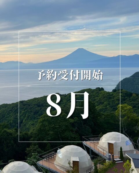 8月のご予約受付を開始いたしました🌻